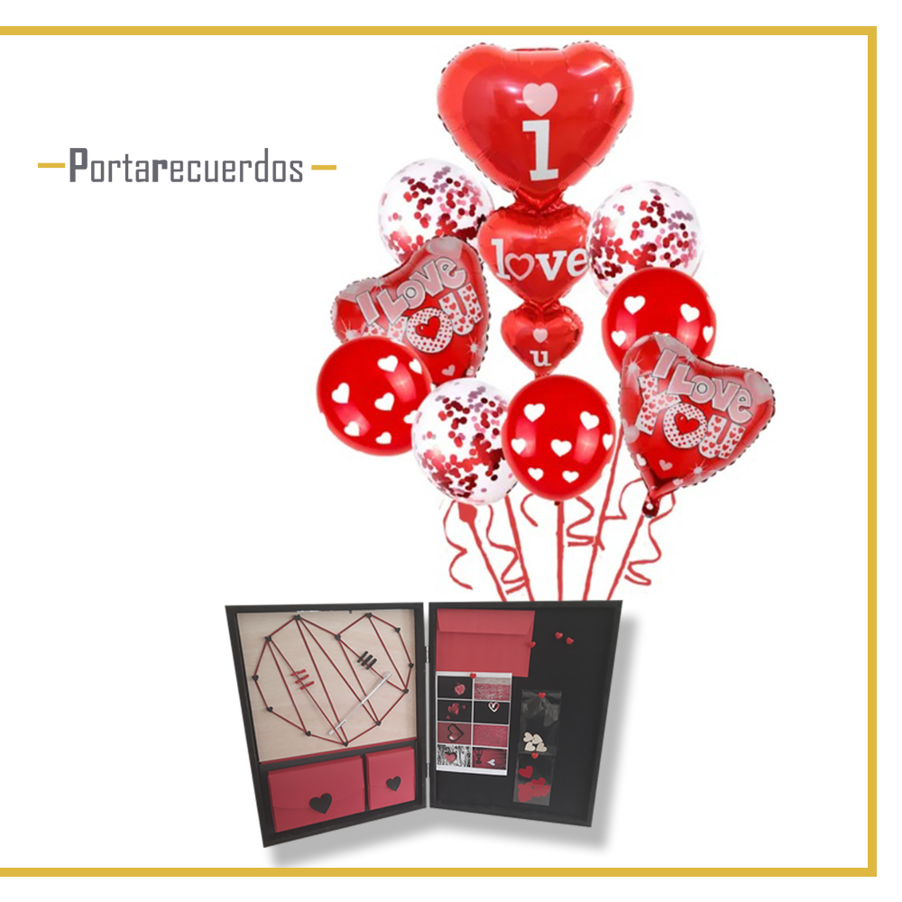 Pack de Globos de Amor TIPO 3 - 9 Piezas